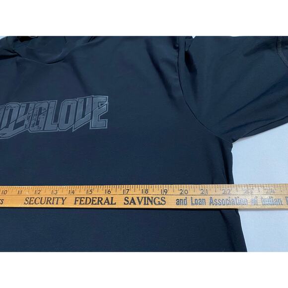 Body Glove Rash Guard Swim Shirt Men’s Size XXL Black Graphic UVP50 Stretch - Picture 3 of 9